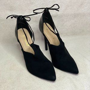 Business Black Heel Lace Up